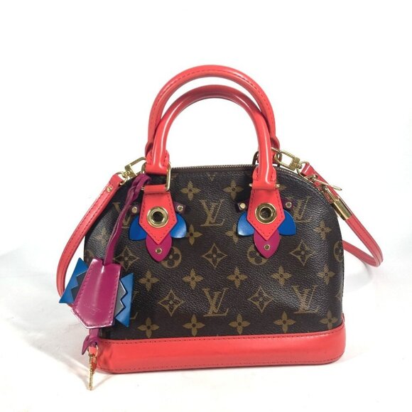 LOUIS VUITTON M41659 Monogram totem Alma BB 2WAY Shoulder Bag Crossbody Hand Bag - Picture 1 of 16